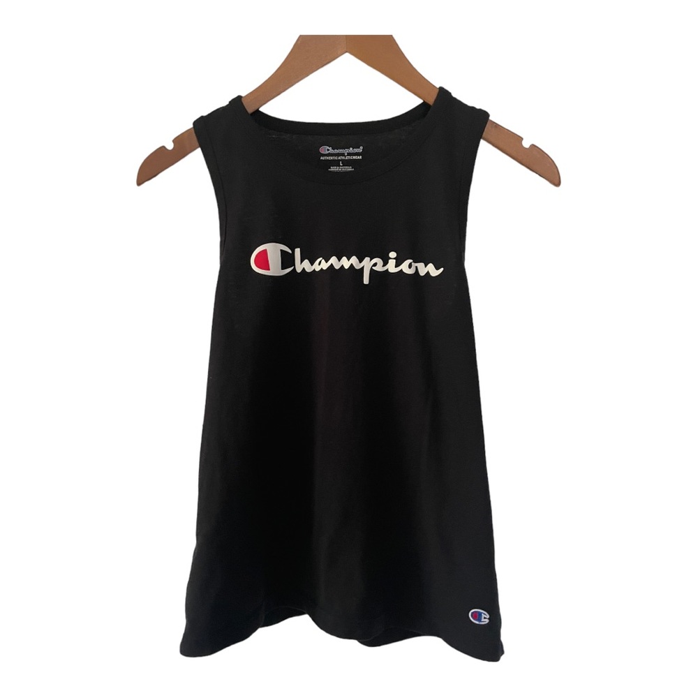Kids size large black Champion tank top